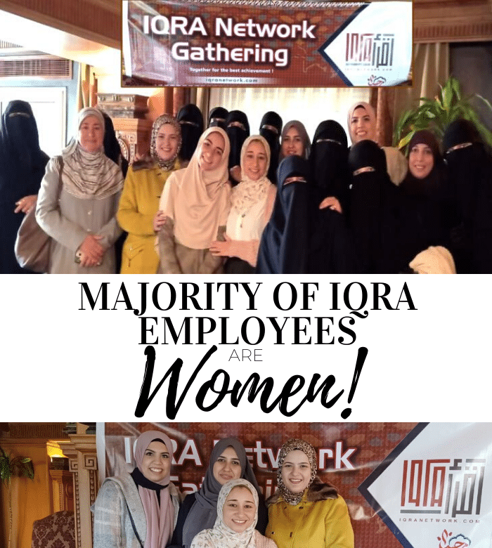 majority of iqra employees are women